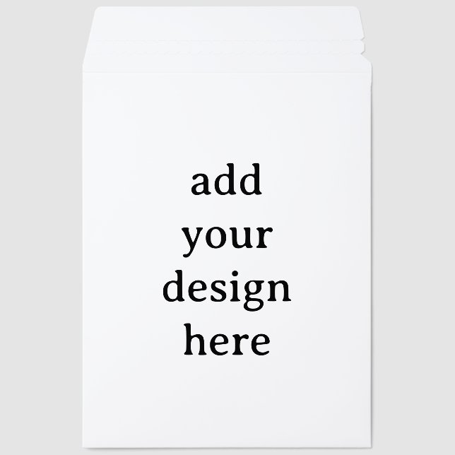 Create Your Own Simple Custom 10" x 13" Large Envelope Mailers (Front)