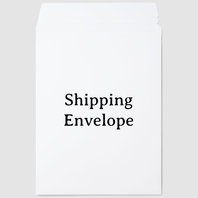 Create Your Own Simple Custom 10" x 13" Large Envelope Mailers (Front)