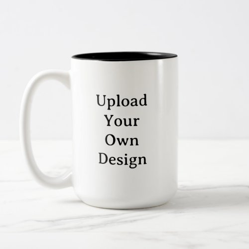 Create Your Own Simple Custom 15 oz   Two-Tone Coffee Mug