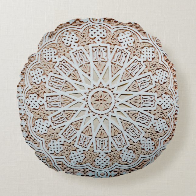 Create Your Own Simple Custom (16") Round Pillow (Front)