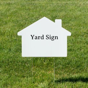 Create Your Own Simple Custom 18"x24" House Yard Sign