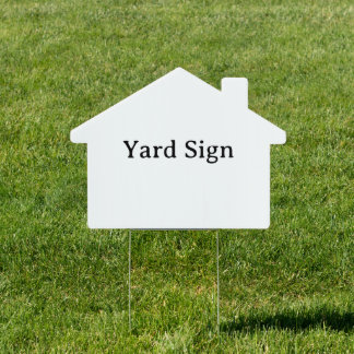 Create Your Own Simple Custom 18"x24" House Yard Sign