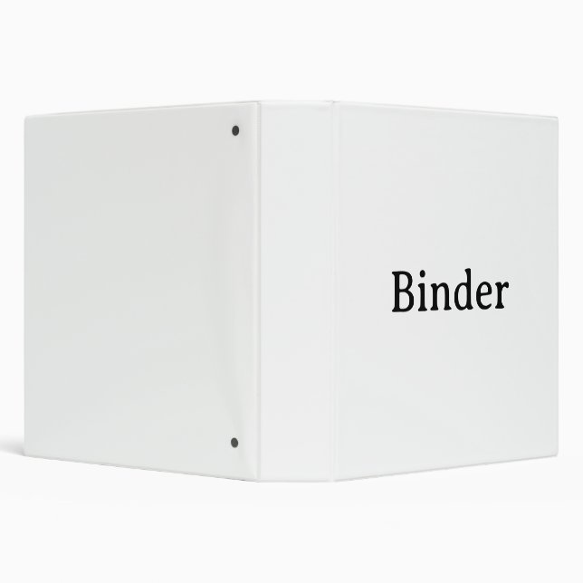 Create Your Own Simple Custom 1.5" Paper Capacity 3 Ring Binder (Background)