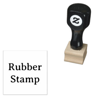 Create Your Own Simple Custom 1" x 1" Rubber Stamp