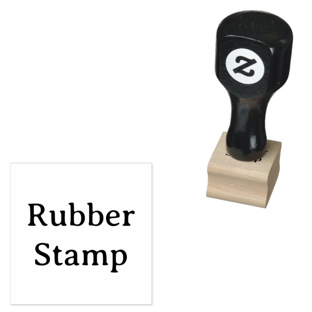 Create Your Own Simple Custom 1" x 1" Rubber Stamp (Stamped)