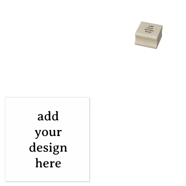Create Your Own Simple Custom 1" x 1" Rubber Stamp (Stamped)