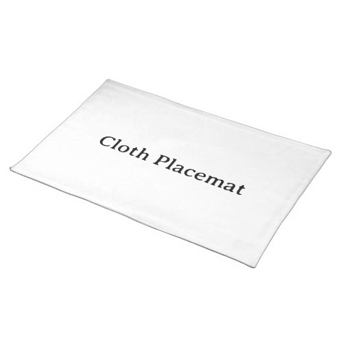 Create Your Own Simple Custom 20" x 14" Cloth Placemat