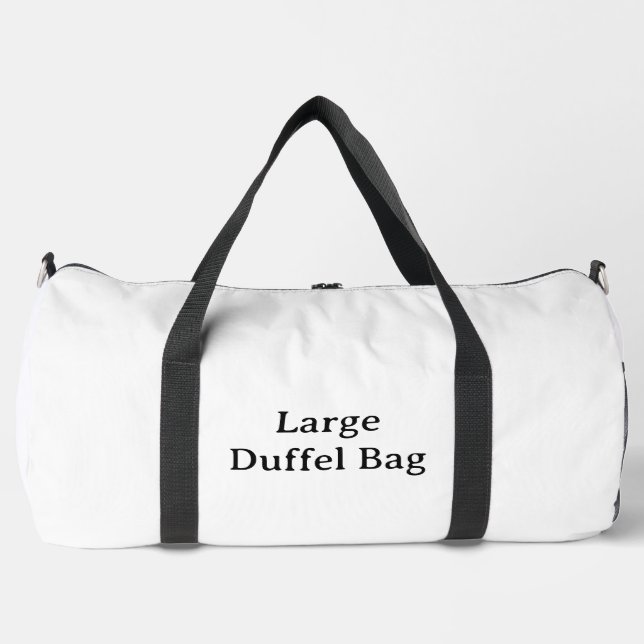 Create Your Own Simple Custom 23"x12"x12" Duffle Bag (Front)