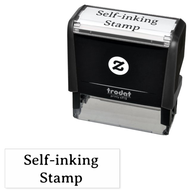 Create Your Own Simple Custom 2.69" x 0.9"  Self-inking Stamp (In Situ)