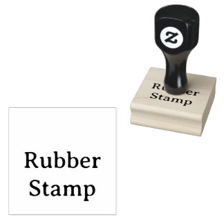 Create Your Own Simple Custom 2" x 2" Rubber Stamp