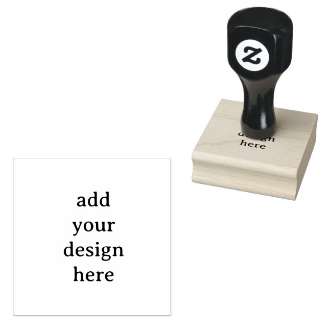 Create Your Own Simple Custom 2" x 2" Rubber Stamp (Stamped)