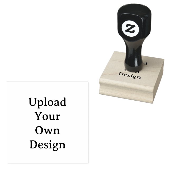 Create Your Own Simple Custom 2" x 2" Rubber Stamp (Stamped)