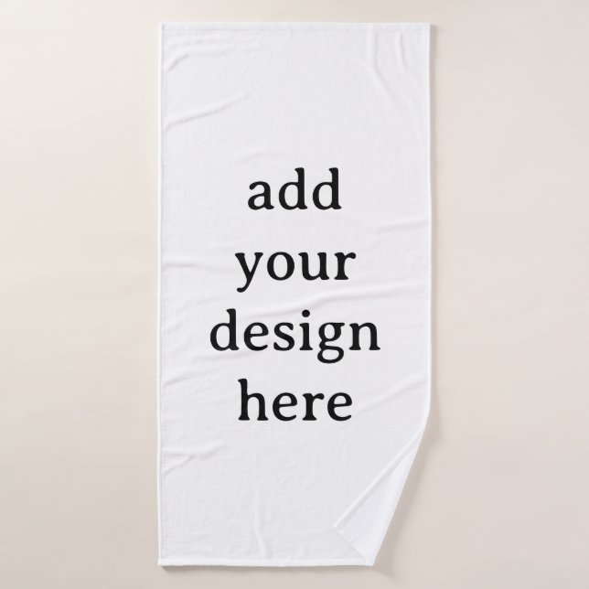 Create Your Own Simple Custom 30" x 60" Bath Towel (Bath Towel)