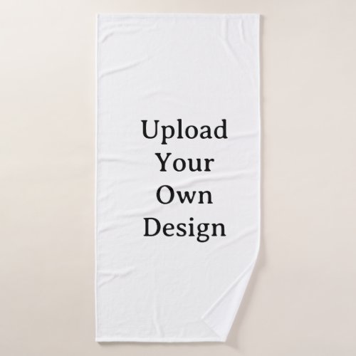 Create Your Own Simple Custom 30" x 60" Bath Towel