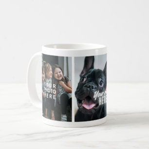 Create Your Own Simple Custom 3-Photo Coffee Mug