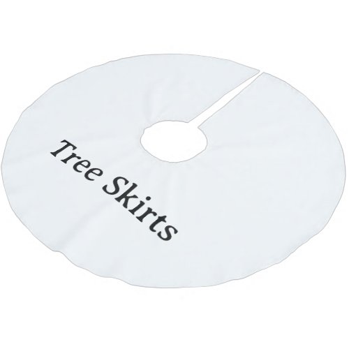 Create Your Own Simple Custom 44"diameter Brushed Polyester Tree Skirt