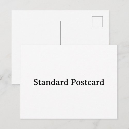 Create Your Own Simple Custom 4.25"x5.6" Standard Invitation Postcard