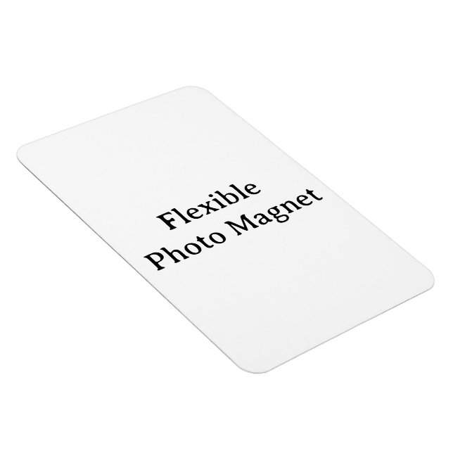 Create Your Own Simple Custom 4"x6" Flexible Photo Magnet (Right Side)