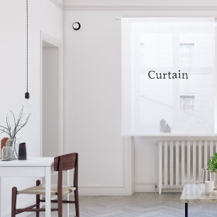 Create Your Own Simple Custom 50" x 63" Sheer Curtains