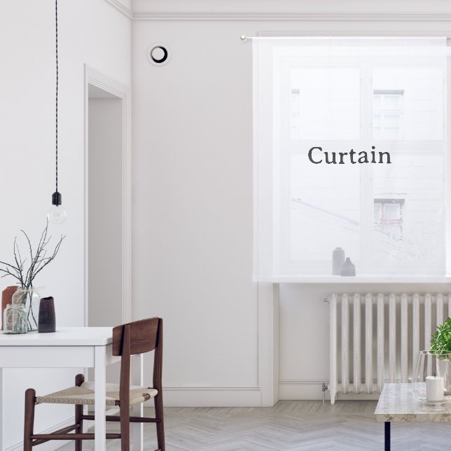 Create Your Own Simple Custom 50" x 63" Sheer Curtains (Living Room)