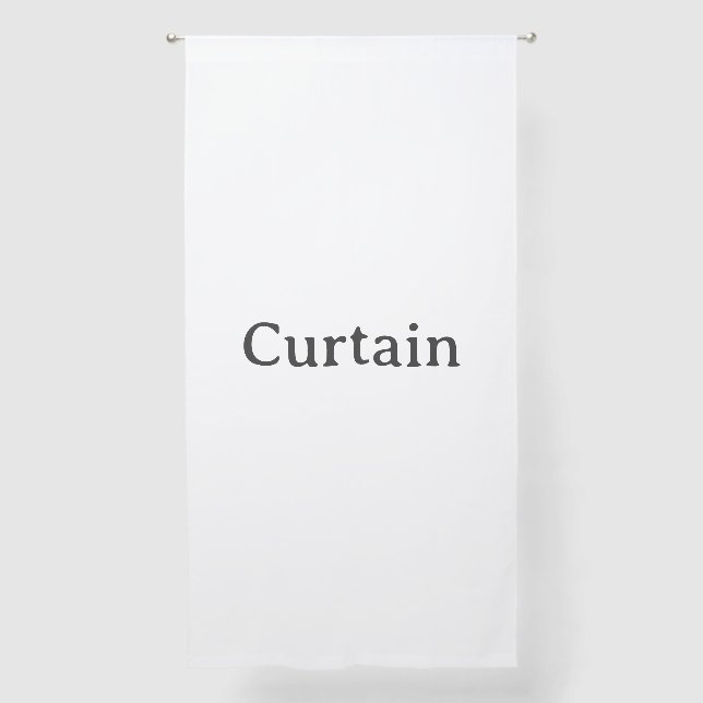 Create Your Own Simple Custom 50" x 96" Sheer Curtains (Front)