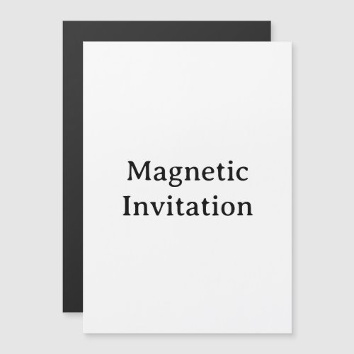 Create Your Own Simple Custom 5" x 7" Magnetic Invitation