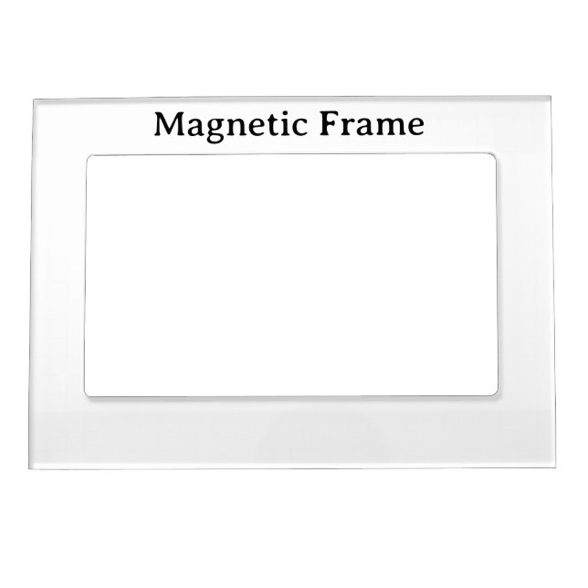 Create Your Own Simple Custom 5" x 7" Picture Magnetic Frame (Front)