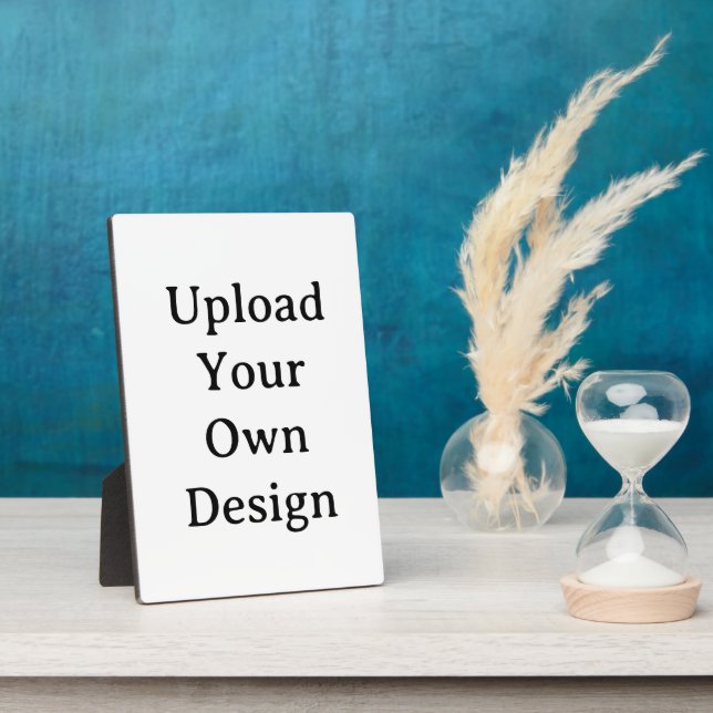 Create Your Own Simple Custom 5''x7'' Wipe Clean  Plaque (Side)
