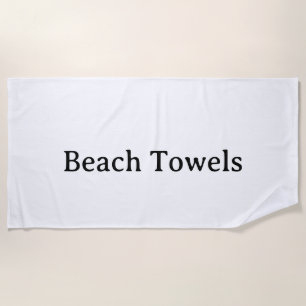 Create Your Own Simple Custom 70" x 35" Beach Towel