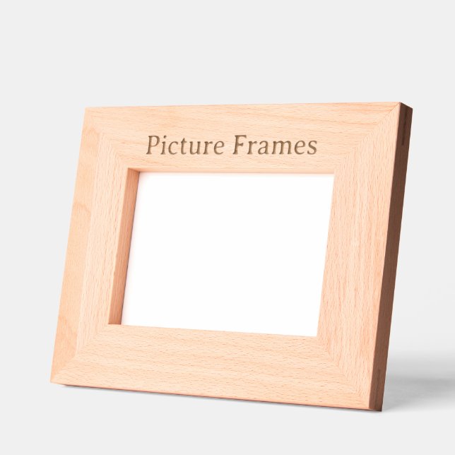 Create Your Own Simple Custom 7" x 5" Landscape Engraved Frames (Left)