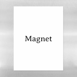 Create Your Own Simple Custom 8.5" x 11" (Letter) Magnetic Dry Erase Sheet