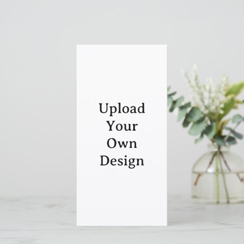 Create Your Own Simple Custom 8" x 4" Flat Thank You Card