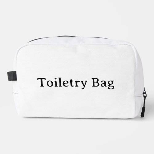 Create Your Own Simple Custom 9.5"x8"x3.75" Dopp Kit