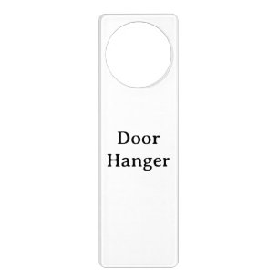 Create Your Own Simple Custom Acrylic Door Hanger