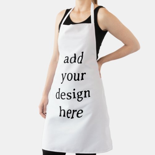 Create Your Own Simple Custom All-Over Print Large Apron
