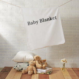 Create Your Own Simple Custom Baby Blanket