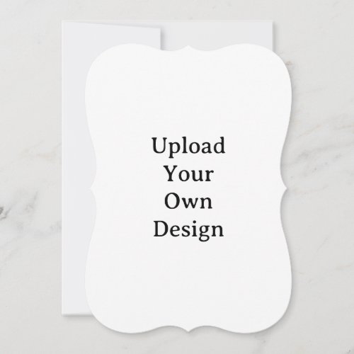Create Your Own Simple Custom Bracket 5" x 7" Invitation