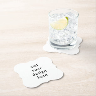 Create Your Own Simple Custom Bracket Paper Coaster