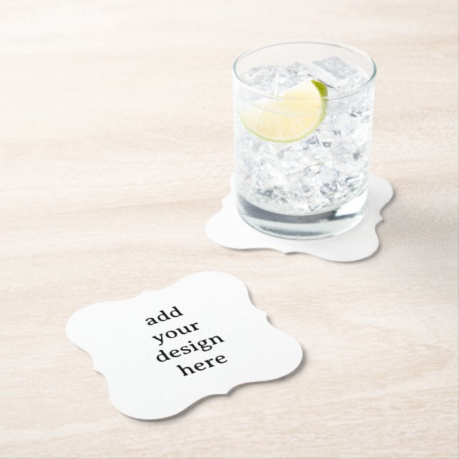 Create Your Own Simple Custom Bracket Paper Coaster (Insitu)