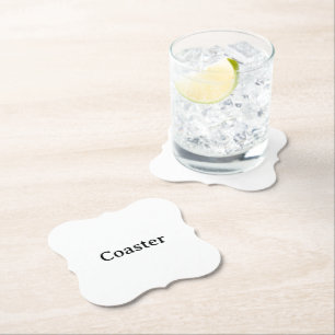 Create Your Own Simple Custom Bracket Paper Coaster
