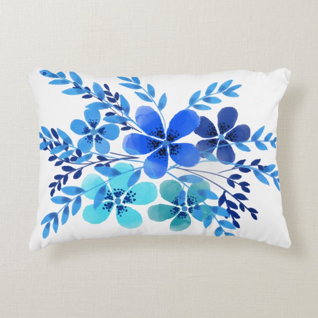 Create Your Own Simple Custom Brushed Polyester Accent Pillow (Front)