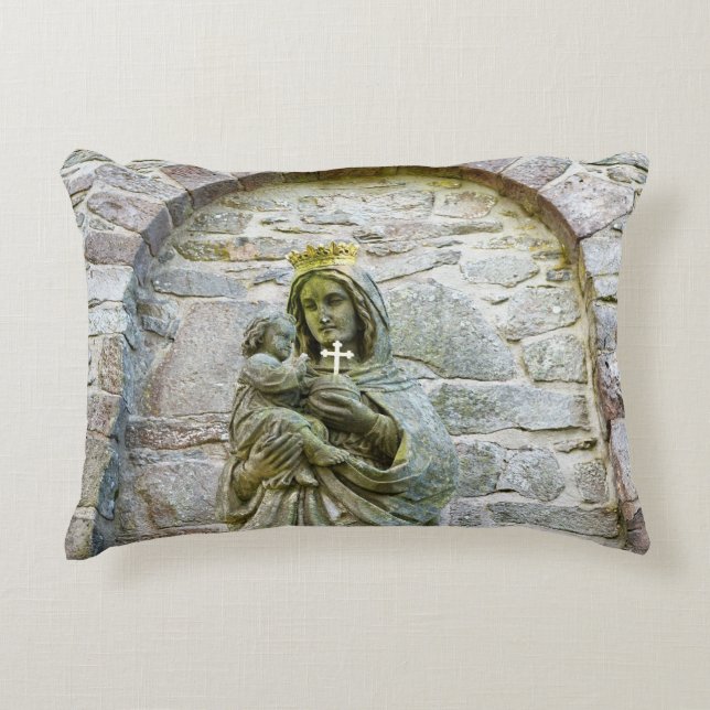 Create Your Own Simple Custom Brushed Polyester Accent Pillow (Front)