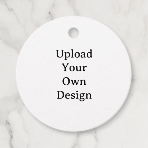Create Your Own Simple Custom Circle Favor Tags