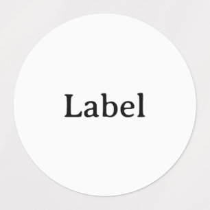 Create Your Own Simple Custom Circle Waterproof Labels