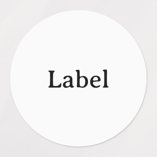 Create Your Own Simple Custom Circle Waterproof   Labels