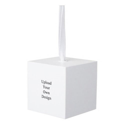 Create Your Own Simple Custom Cube Ornament