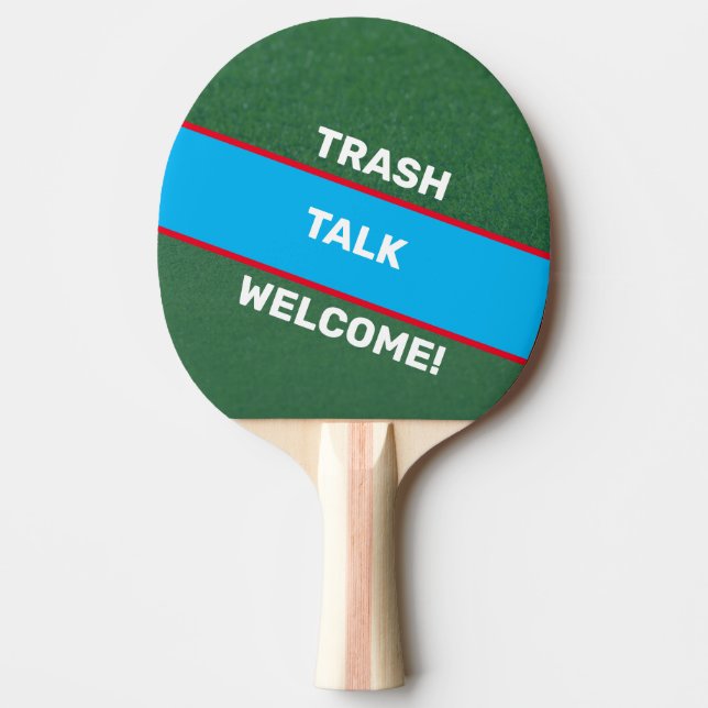 Create Your Own Simple Custom Design Ping Pong Paddle (Front)
