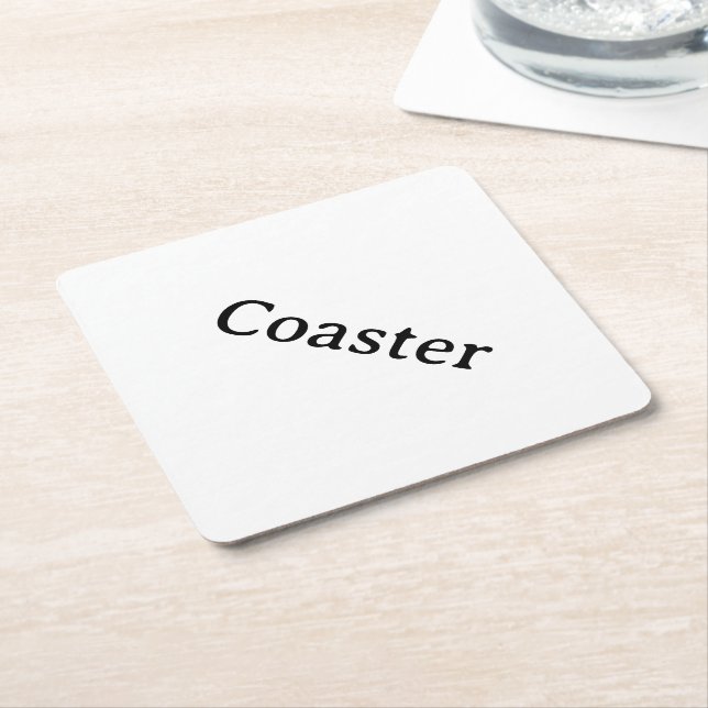Create Your Own Simple Custom Diamond Paper Coaster (Angled)