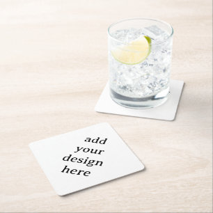 Create Your Own Simple Custom Diamond Paper Coaster