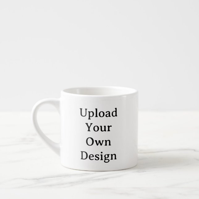 Create Your Own Simple Custom Espresso Cup (Left)